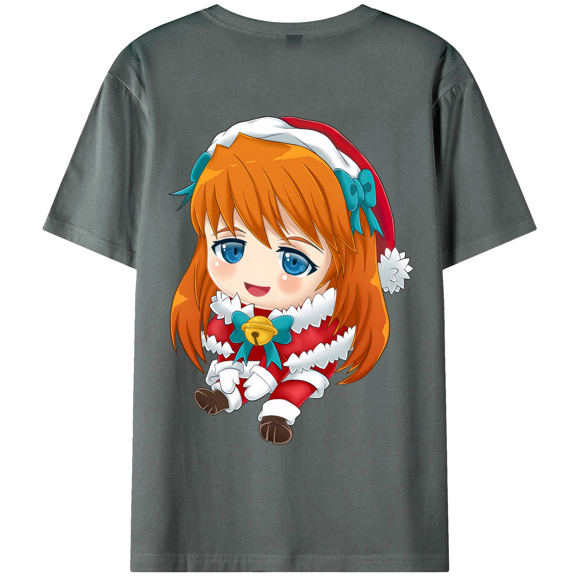 （画像用） EVA 新世紀エヴァンゲリオン 綿100％ メンズ半袖Tシャツ（バックプリント） 通気性
